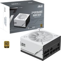 ASUS Prime Gold alimentation  modulaire 850 watt Blanc, 1x 12V-2x6, 3x PCIe, 850 W, 100 - 240 V, Actif, 110 W, 846 W, 110 W