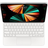 Apple MJQL3LB/A clavier pour tablette Blanc AZERTY Anglais américain Blanc, Layout États-Unis, Scissor-switch, AZERTY, Anglais américain, Trackpad, 1 mm, Apple, iPad Pro 12.9-inch (5th generation) iPad Pro 12.9-inch (4th generation) iPad Pro 12.9-inch (3rd...
