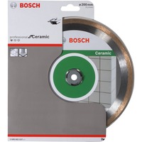 Bosch Disque diamant standard pour céramique, Ø 200mm, Disque de coupe 