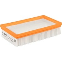 Bosch Filtres à plis, Filtre à eau Filtre, Orange, Blanc, Polyester, 6150 cm², GAS 35 L AFC; GAS 35 L SFC+; GAS 35 M AFC; GAS 55 M AFC Professional, 140 mm