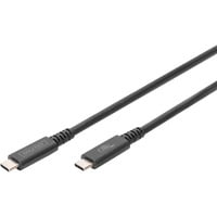 Digitus Câble USB4 Gen 3x2, connecteur USB-C > connecteur USB-C, 40Gbit/s Noir