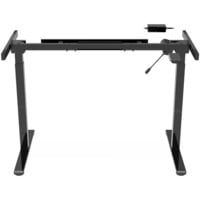 Digitus Châssis de table réglable en hauteur électrique, moteur simple, 2 niveaux, Piètement Noir
