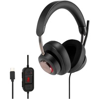 Kensington H2000 Micro-casque USB-C circum aural  over-ear Noir, Avec fil, Bureau/Centre d'appels, 20 - 20000 Hz, 190 g, Casque, Noir