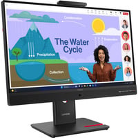 Lenovo ThinkVision T24D-4v 23.8" Moniteur Noir, 1x DisplayPort, 1x HDMI, 3x USB-A, 1x RJ-45, 120 Hz