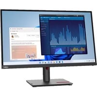 Lenovo ThinkVision T27p-30 écran plat de PC 68,6 cm (27") 3840 x 2160 pixels 4K Ultra HD LED Noir Moniteur Noir, 1x DisplayPort, 1x HDMI, 1x USB-C, 4x USB-A, 1x RJ-45, 68,6 cm (27"), 3840 x 2160 pixels, 4K Ultra HD, LED, 6 ms, Noir