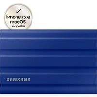 SAMSUNG Portable T7 Shield, 2 To SSD externe Bleu, MU-PE2T0R/EU, USB-C 3.2 Gen 2 (10 Gbit/s)