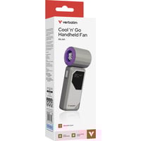 Verbatim Cool n Go Air Jet, Ventilateur Gris/Violet