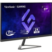 ViewSonic VX Series VX2758A-2K-PRO-3 écran plat de PC 68,6 cm (27") 2560 x 1440 pixels Quad HD LED Noir Moniteur gaming Noir (Mat), 1x DisplayPort, 2x HDMI, 240 Hz, 68,6 cm (27"), 2560 x 1440 pixels, Quad HD, LED, 1 ms, Noir