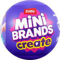 ZURU Mini Brands - Create Disney Snowglobe, Bricolage Mini Brands Mini Snow Globe Disney Capsule Series 1, 3 an(s), Disney, Multicolore