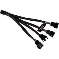 Alphacool Diviseur de câble en Y 4 broches vers 4x 4 broches PWM, 15 cm Noir