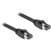 DeLOCK Câble réseau RJ-45 S/FTP Cat.8.1 Noir, 15 mètres