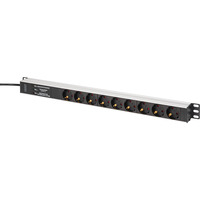 Digitus DN-95438, Multiprise Noir/en aluminium