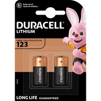 Duracell Ultra 123 BG2 Batterie à usage unique CR123A Lithium Batterie à usage unique, CR123A, Lithium, 3 V, 2 pièce(s), Noir, Orange
