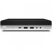 HP EliteDesk 800 G4 DM Reconditionné, Mini PC Noir/Argent