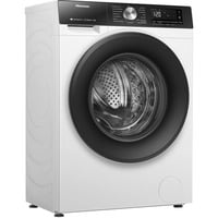 Hisense WD3S8043BW3 machine à laver avec sèche linge Pose libre Charge avant Blanc D, Machine à laver séchante Blanc/Noir, Charge avant, Pose libre, Blanc, Gauche, Gris, Boutons, Rotatif