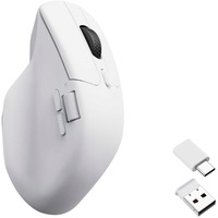Keychron M6-A3 Wireless , Souris gaming Blanc, 26,000 DPI, USB-C / Bluetooth 5.1 / 2.4 GHz