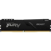 Kingston FURY 16 Go DDR4-3200, Mémoire vive Noir, KF432C16BB/16, Beast, XMP