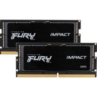 Kingston FURY 16 Go DDR5-4800 Kit, Mémoire vive Noir, KF548S38IBK2-16, Impact, XMP