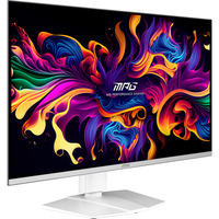 MSI MPG 321URXWDE QD-OLED écran plat de PC 80 cm (31.5") 3840 x 2160 pixels 4K Ultra HD Blanc Moniteur gaming Blanc, 1x DisplayPort, 2x HDMI, 1x USB-C, 2x USB-A, 240 Hz, 80 cm (31.5"), 3840 x 2160 pixels, 4K Ultra HD, QD-OLED, 0,03 ms, Blanc
