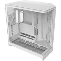 NZXT H9 Flow RGB boîtier midi tower Blanc (mat) | 2x USB-A | 1x USB-C | RGB | Verre Trempé