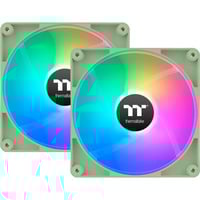 Thermaltake CT120 ARGB Sync PC Cooling Fan Matcha Green ventilateurs de boîtier Vert clair, 2 pièces, 120 x 120 x 25 mm, PWM