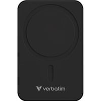 Verbatim Batterie Externe Charge 'n' Go Essentials, Powerbank Noir, 20000 mAh, Quick Charge 3.0, Recharge sans fil, 50 W, Noir