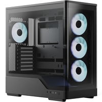 Aerocool P500A-BK-v1 boîtier midi tower Noir | 2x USB-A | 1x USB-C | RGB | Window