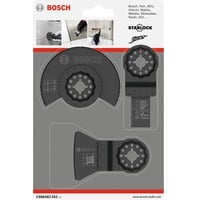 Bosch 2 608 662 342 fourniture de ponçage et de meulage rotatif Vitrocéramique, Béton Kit d'accessoires, Jeu de lames de scie Kit d'accessoires, Vitrocéramique, Béton, Bosch, Noir, 3 pièce(s)