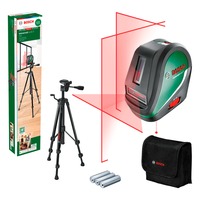 Bosch Laser croix UniversalLevel 3 Set, Laser Cross Ligne Vert/Noir