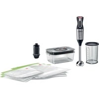 Bosch MSM6S20B 0,6 L Mélangeur par immersion 1000 W Noir, Argent, Batteur électrique Acier inoxydable/Noir, Mélangeur par immersion, 0,6 L, Fonction d'impulsion, 1000 W, Noir, Argent