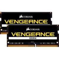 Corsair Vengeance CMSX32GX4M2A3200C22 module de mémoire 32 Go 2 x 16 Go DDR4 3200 MHz, Mémoire vive Noir, 32 Go, 2 x 16 Go, DDR4, 3200 MHz, 260-pin SO-DIMM