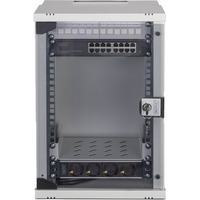 Digitus Kit réseau SOHO Pro 10" 315x300 mm (LxP), Armoire informatique Gris clair