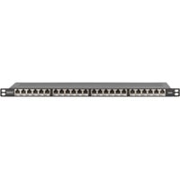 Digitus Panneau de brassage haute densité CAT 6A, classe E, 24 ports Noir
