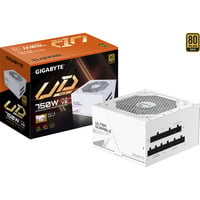 GIGABYTE GP-UD750GM PG5 ICE alimentation  modulaire 750 watt Blanc, 1x 12V-2x6, 4x PCIe