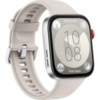 Huawei WATCH Fit 3 4,62 cm (1.82") AMOLED 43.2 mm Numérique 408 x 480 pixels Écran tactile Argent Wifi GPS (satellite), Smartwatch Blanc, 4,62 cm (1.82"), AMOLED, Écran tactile, Wifi, GPS (satellite), 26 g