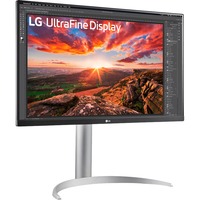 LG UltraFine 27UP850K-W 27" 4K Ultra HD Moniteur Argent/noir, 1x DisplayPort, 2x HDMI, 2x USB-A, 1x Thunderbolt