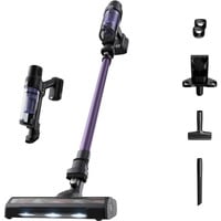 Rowenta RH6A31 Aspirateur-balai 2 en 1 Batterie Sec Sans sac 140 W Noir, Violet, Aspirateur balais Noir/lilas, Aspirateur-balai 2 en 1, Sans sac, Noir, Violet, Rectangulaire, Sec, Cyclonique