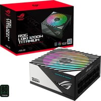 ASUS ROG Loki SFX-L alimentation modulaire 1200 watt Blanc, 1x 12V-2x6, 4x PCIe, 1200 W, 100 - 240 V, 1200 W, Actif, 110 W, 1200 W