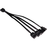 Alphacool Diviseur en Y aRGB 3 broches vers 4x 3 broches, 15 cm, Câble en Y Noir