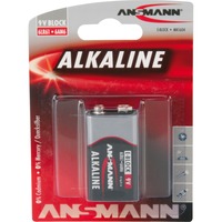 Ansmann 9V E-Block Alcaline, Batterie Alcaline, 9 V, 1 pièce(s), 17,5 mm, 26,5 mm, 48,5 mm