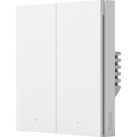 Aqara Smart Wall Switch - Double rocker (Avec Neutre), Palpeur Blanc