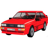 COBI Audi Quattro 1980, Jouets de construction Rouge