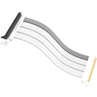 Cooler Master Riser Cable PCIe 4.0 x16, Câble d'extension Blanc/gris, 0,3 mètres