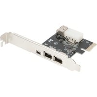 Digitus Carte PCI Express Firewire 1394a (3+1 ports), Carte d'interface 