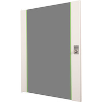 Digitus Porte avant en verre pour armoire murale 19" 16U série Unique, Panneau avant Gris