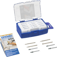 Dremel Set de gravure sur verre, 8 pièces, Fraise 