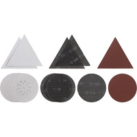 EINHELL Set de feuilles abrasives à grille pour ponceuse à plâtre, Ø 225mm, Feuille abrasive 