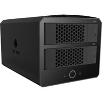 ICY BOX IB-RD3722, Boîtier RAID Noir