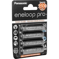 Panasonic eneloop pro Batterie rechargeable AA Batterie rechargeable, AA, 4 pièce(s), 2500 mAh, Noir