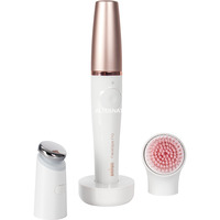Procter & Gamble 81636295 épilateur 10 pince(s) Blanc, Bronze, Appareil à épiler Gris/Bronze, Blanc, Bronze, 10 pince(s), Joues, Menton, Front, Lèvre supérieure, 0,5 mm, Batterie, 100 - 240V